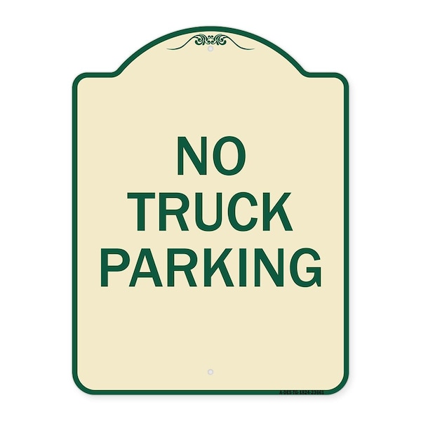 Signmission No Parking No Truck Parking Heavy-Gauge Aluminum Architectural Sign, 24" x 18", TG-1824-23661 A-DES-TG-1824-23661 - main